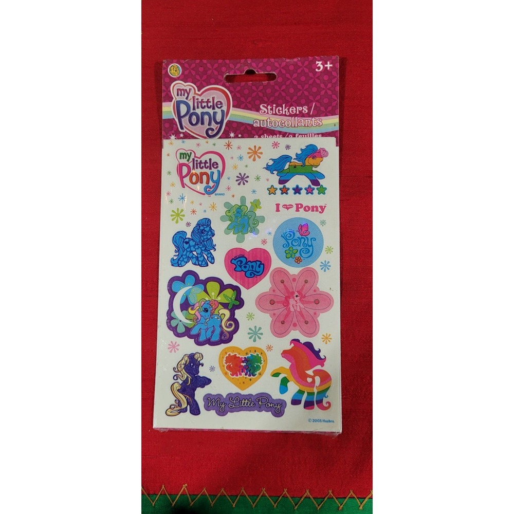 Sandylion, Vintage Hasbro My Little Pony Sticker Sheet, 2003